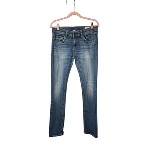 rag & bone Blue Straight Leg Jeans 26